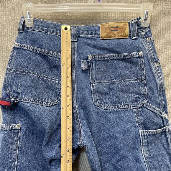 Vintage Tommy Hilfiger Carpenter Jeans Women's 18 28x26 Straight Leg - Picture 9 of 15